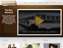 Tablet Screenshot of busministryworks.com